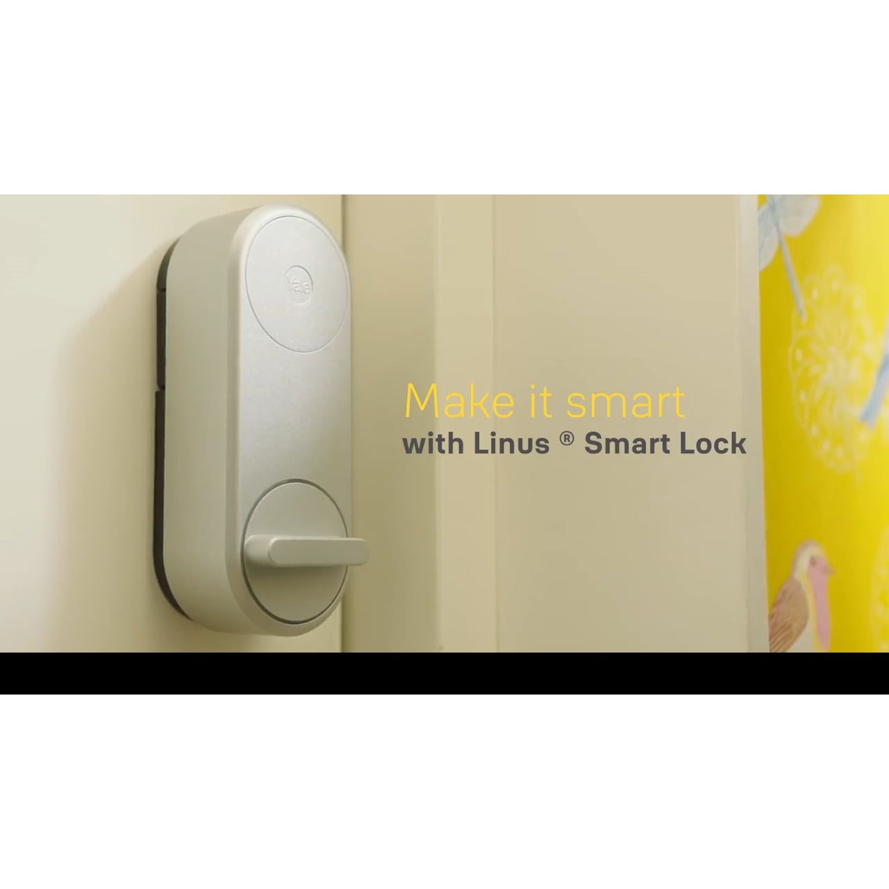 Κλειδαριά Yale Linus Μαύρη μόνο με 249.90€ GStore Gadget Shop Δώρα