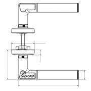Yale Κλειδαριά με Κωδικό για Πόρτα Αλουμινίου