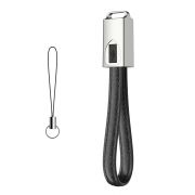 Δερμάτινο Καλώδιο Φόρτισης  Μπρελόκ Micro Usb - 0.2m