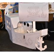 Χάρτινο Πειρατικό Καράβι