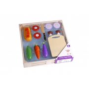 Ξύλινα Λαχανικά με Εργαλείο Κοπής & Δίσκο Tooky Toy