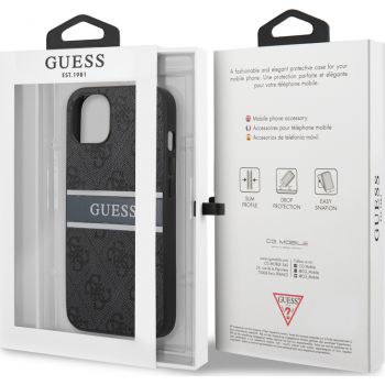 Θήκη Δερματίνης Guess  iPhone 13 Γκρι