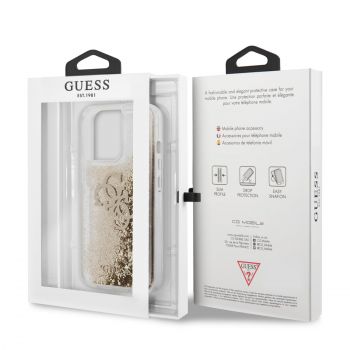 Θήκη Σιλικόνης Χρυσό Gitter Guess  iPhone 13-Pro