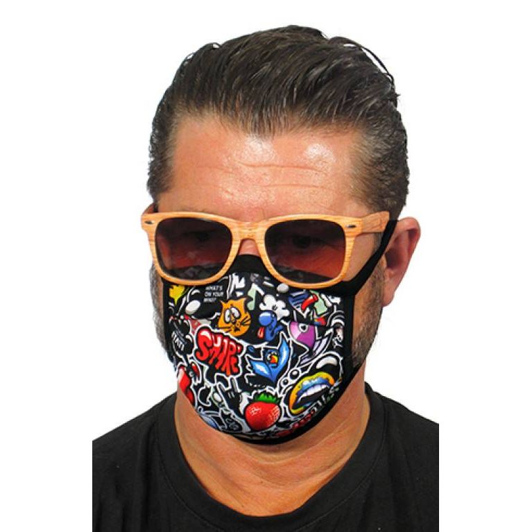 Υφασμάτινη Μάσκα Προσώπου Graffiti μόνο με 14.90€ | G-Store Gadget ...